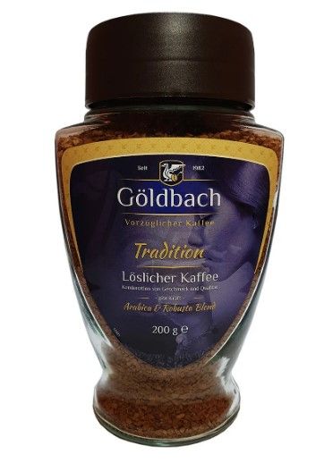 Кава розчинна GOLDBACH Tradition 200 г склобанка