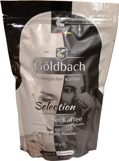 Кава розчинна GOLDBACH Selection 100% Arabica 200 г