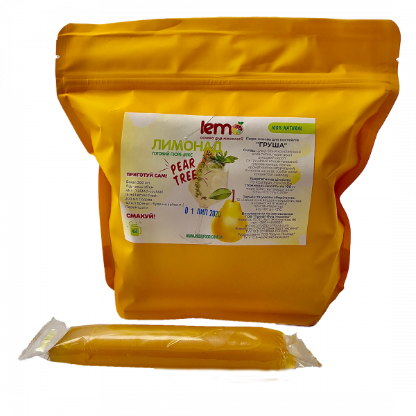 Пюре-основа LEMO для коктейлів Груша 45 г