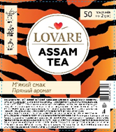Чай чорний пакетований LOVARE Assam tea 50 шт
