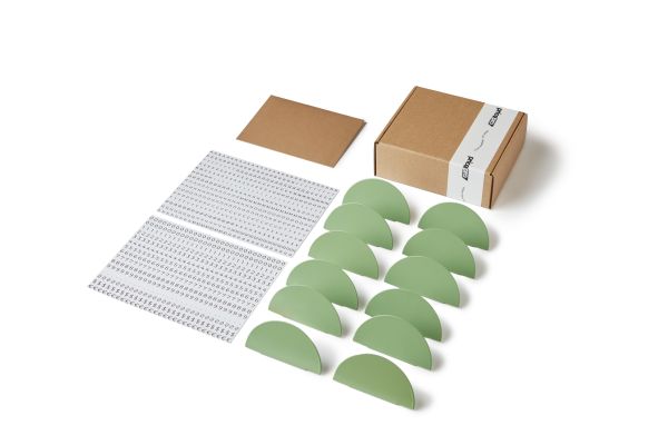 Набір цінників таблички великі 100*50 мм (10 табличок + 900 букв та цифр)