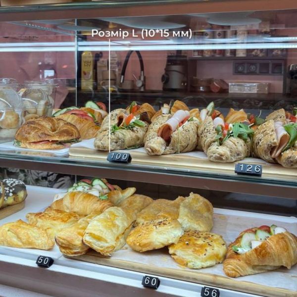 Набір пластикових цінників з цифрами 100 шт 6*9 мм розмір М