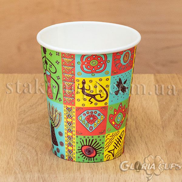 Стакан паперовий 185 мл АФРО