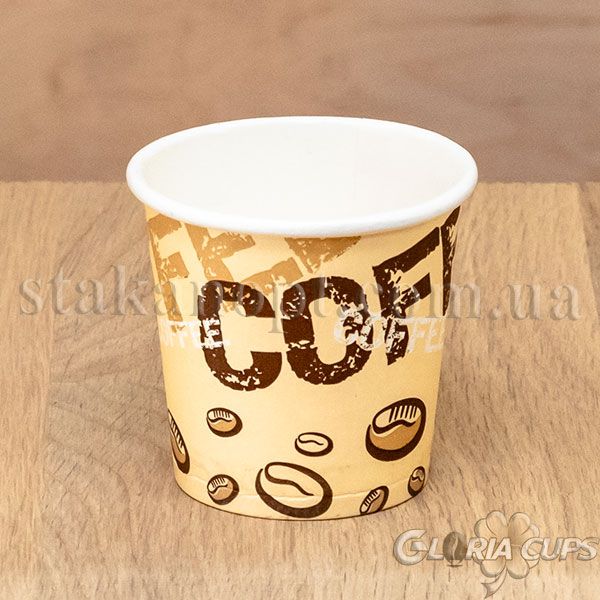 Стакан паперовий 110 мл COFFEE