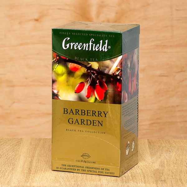 Чай чорний пакетований Greenfield Barberry Garden 25 шт Барбарис