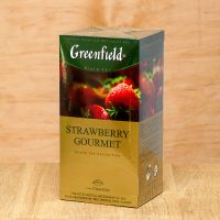Чай чорний пакетований Greenfield Starawberry Gourmet 25 шт Полуниця