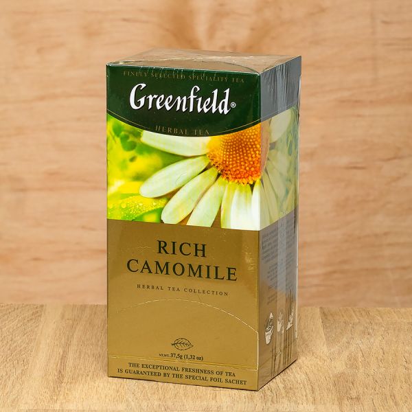 Чай трав'яний пакетований Greenfield Rich Camomile 25 шт Ромашка крупна