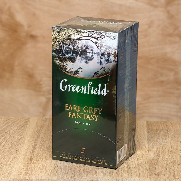Чай чорний пакетований Greenfield Earl Grey Fantasy 25 шт Бергамот
