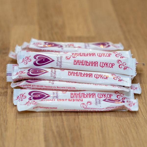 Цукор в стіках Ванільний 5г*50 шт/250г