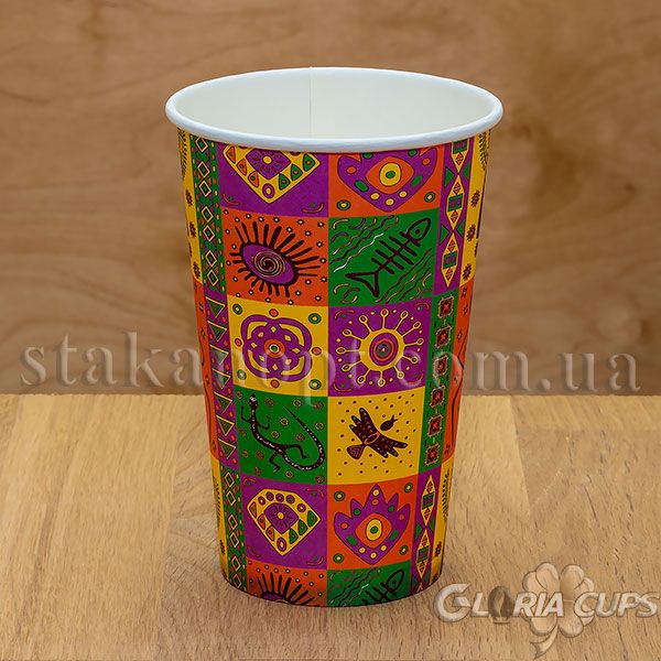 Стакан паперовий 500 мл АФРО