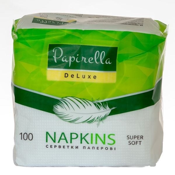 Серветки паперовІ Papirella 1 шар 100шт
