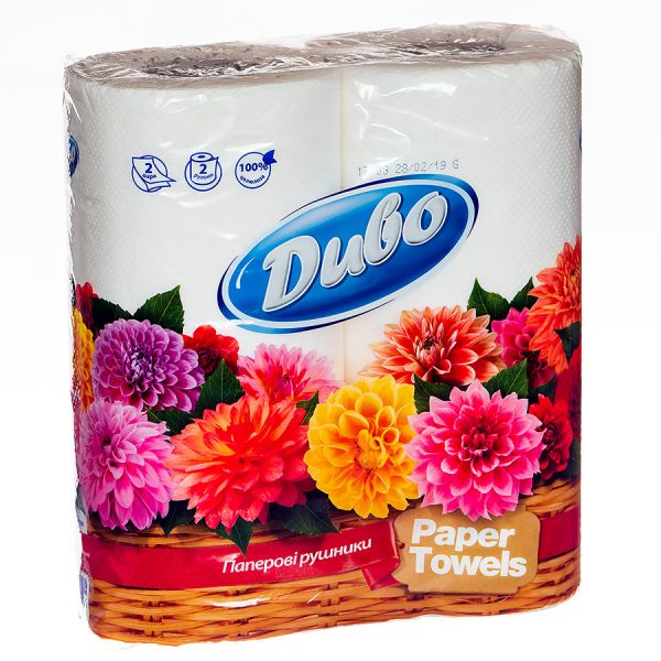 Рушники паперові Диво на гільзі 2 шари 2 рул