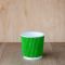 Гофростакан 110 мл зелений