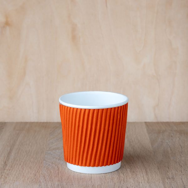Гофростакан 110 мл помаранчевий