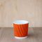 Гофростакан 110 мл помаранчевий