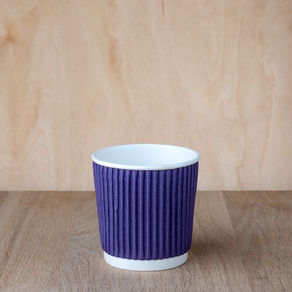 Гофростакан 110 мл фіолетовий