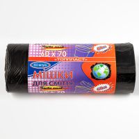 Пакети для сміття 60л/40шт Чиста оселя LDPE 8 мкм