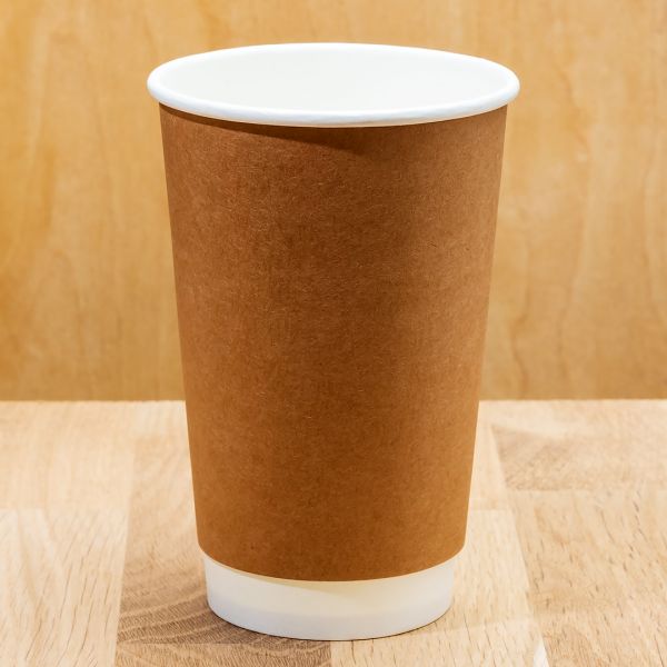 Стакан паперовий двошаровий PREMIUM 500 мл 16oz