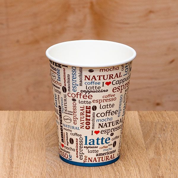 Стакан паперовий 400 мл КАВОВИЙ