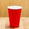 Стакан бумажный 340 мл КРАСНЫЙ