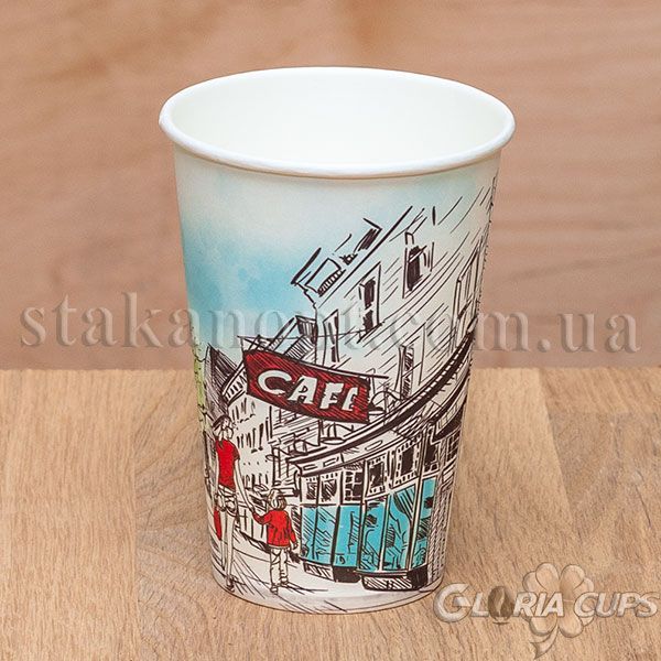 Стакан паперовий 340 мл СІТІ