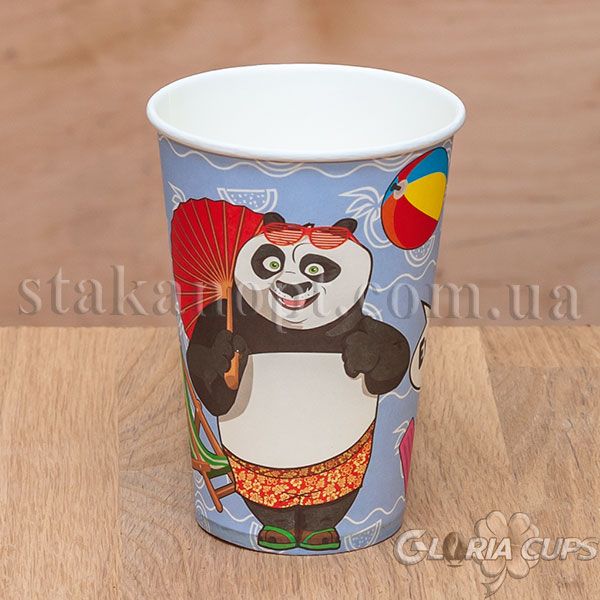 Стакан паперовий 340 мл ЗООПАТІ
