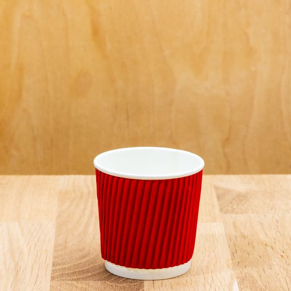 Гофростакан 110 мл червоний