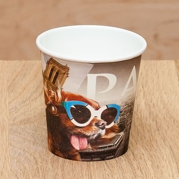 Стакан паперовий 110 мл ПЕС МАНДРІВНИК