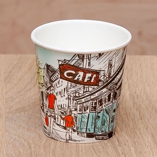 Стакан паперовий 110 мл СІТІ