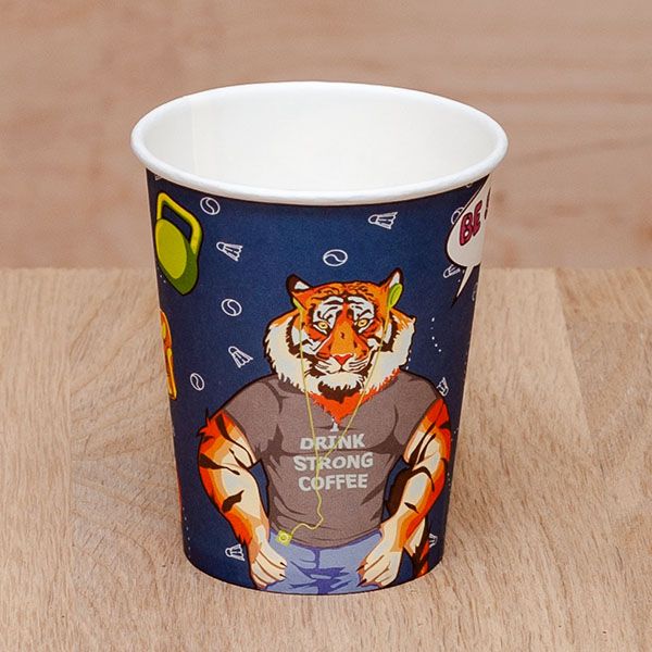 Стакан паперовий 185 мл ЗООПАТІ