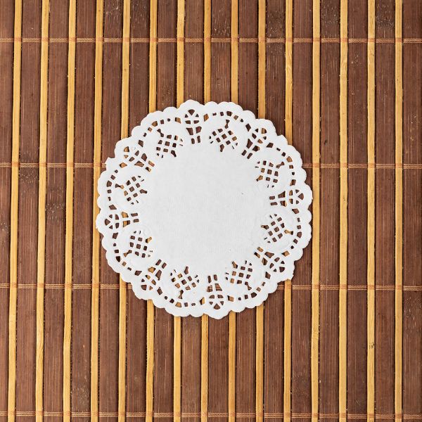 Серветки паперові Ажурні d=9 см 100 шт