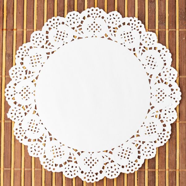 Серветки паперові Ажурні d=19 см 100 шт