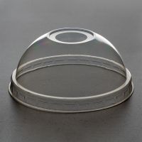 Кришка пластикова на RРЕТ купол з отвором 100 шт