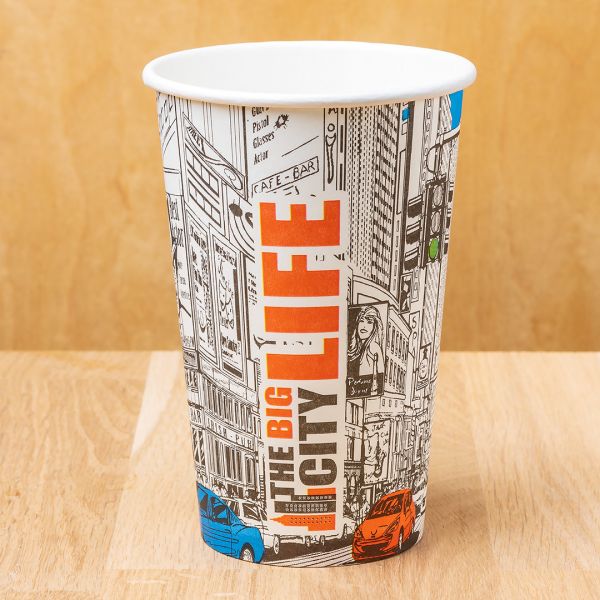 Стакан паперовий 500 мл СІТІ
