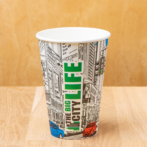 Стакан паперовий 340 мл СІТІ