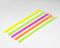 Трубочки-лопатки d-5.8 мм L-210 мм неон д/десерта 100 шт