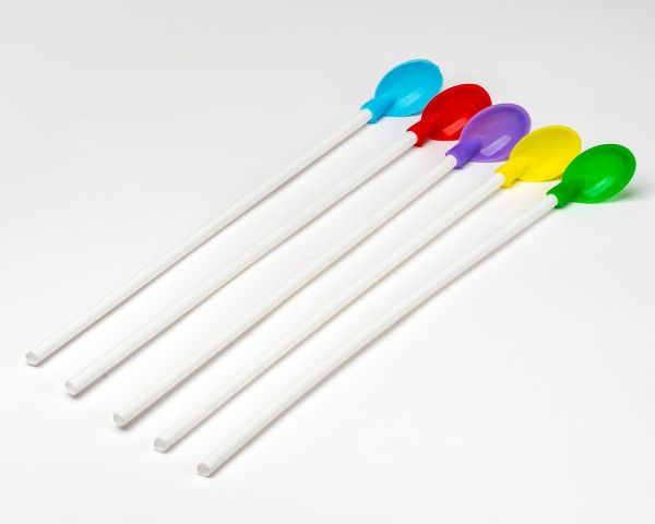 Трубочка-ложечка 22см 50шт д/десерту