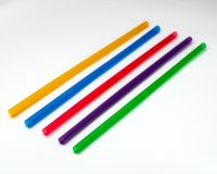 Трубочки Фреш d-8.0 мм L-250 мм кольорові 500 шт