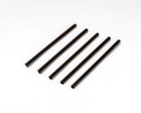 Трубочки мартини d-4.8 мм L-125 мм черные 200 шт