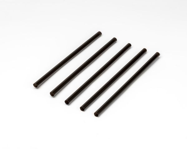 Трубочки мартіні d-4.8 мм L-125 мм чорні 200 шт