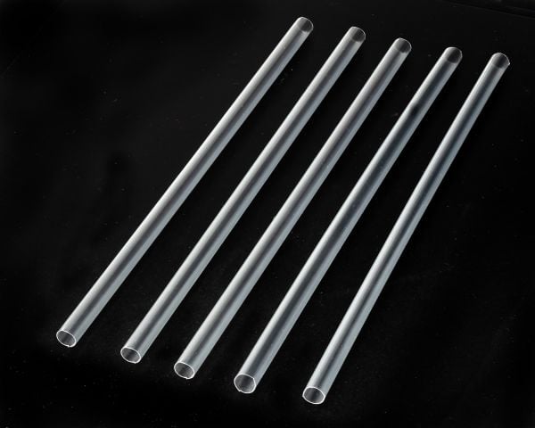 Трубочки з гофрой 21см 200шт прозорі