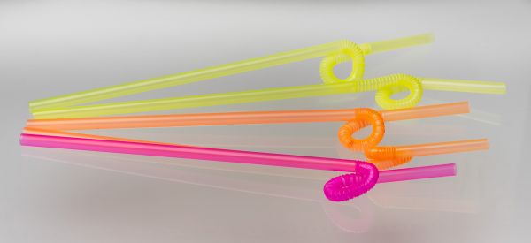 Трубочки з гофрой довгою d-8 мм L-260 мм Артистик люмінісцентні 50 шт