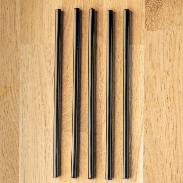 Трубочки Фреш d-6.8 мм L-210 мм чорні 500 шт