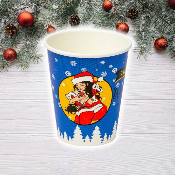 Стакан паперовий 185 мл НОВОРІЧНИЙ