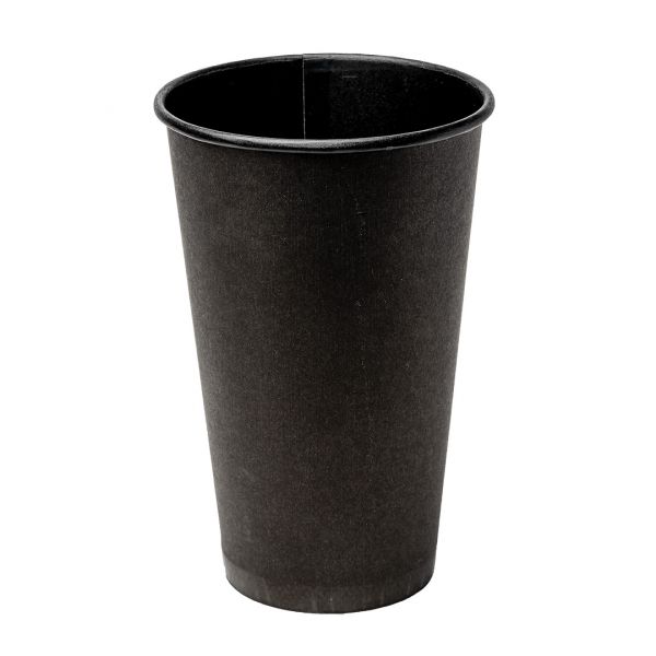 Стакан паперовий 500 мл Настрій ЧОРНИЙ