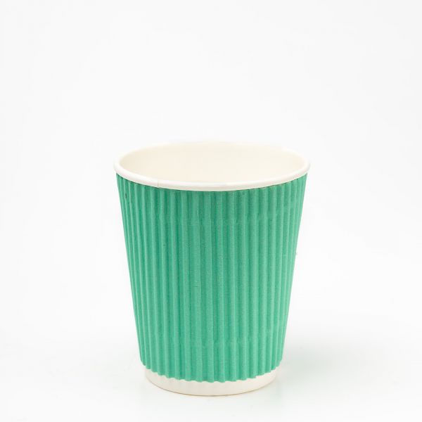 Гофростакан 185 мл бірюзовий