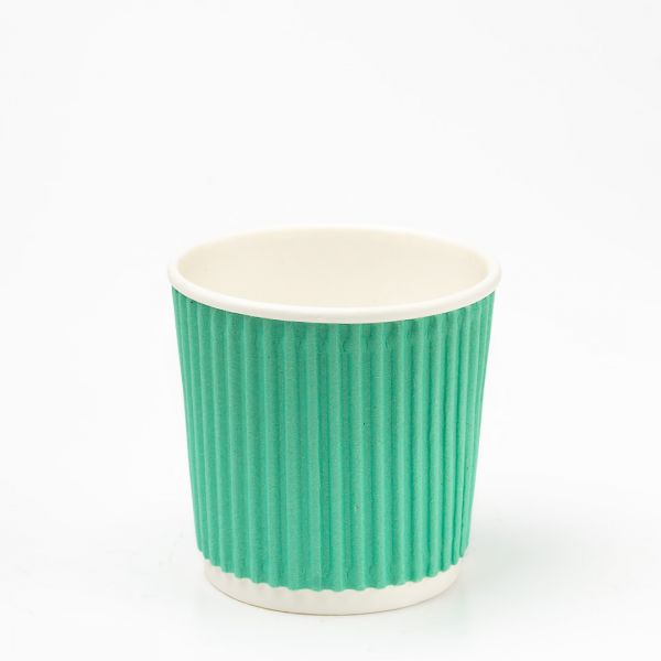 Гофростакан 110 мл бірюзовий