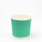 Гофростакан 110 мл бірюзовий