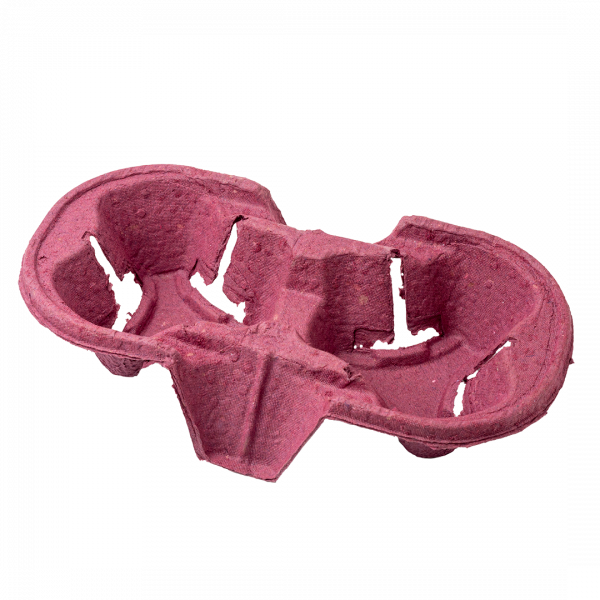 Тримач для 2-х стаканів бордовий