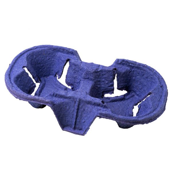 Тримач для 2-х стаканів синій PREMIUM